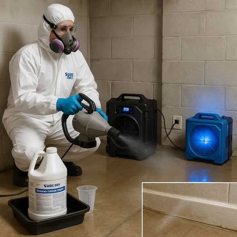 Sanitization and Odor Removal process in Versailles, PA