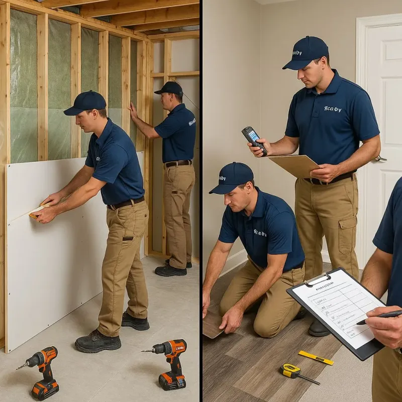 Repairs and Reconstruction process in Versailles, PA